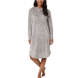 Leopard print Velour Lounger